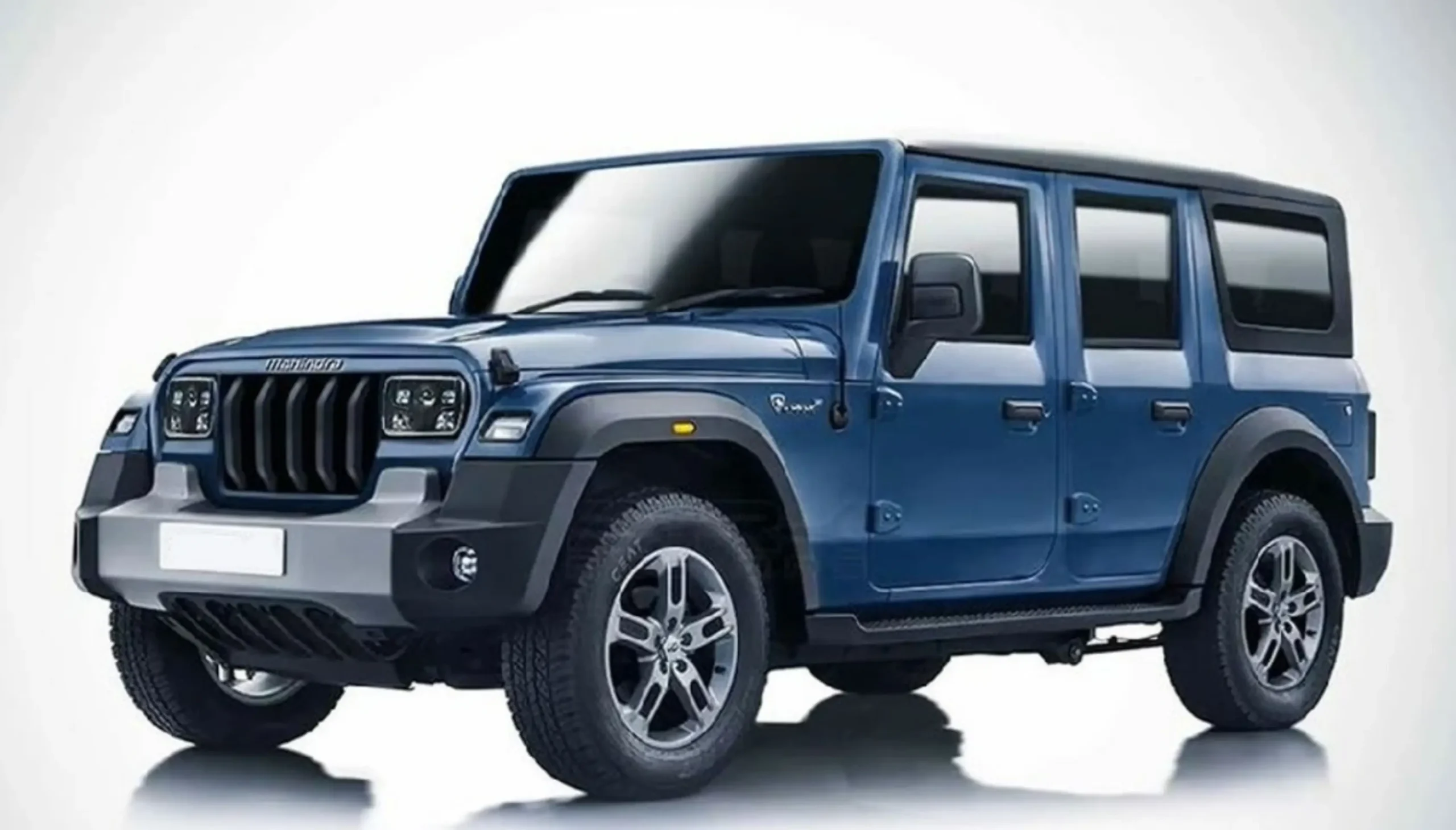 SUV Mahindra Thar yang tampil sporty serupa dengan Suzuki Jimny (sumber: www.blackxperience.com)