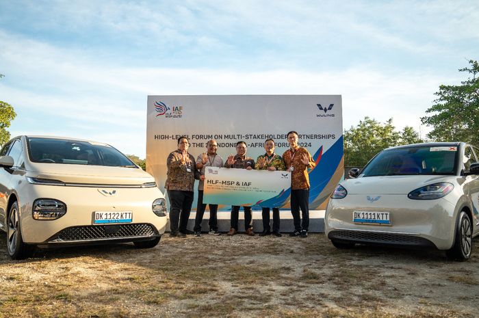 Wuling Kirim Ratusan Mobil Listrik Iringi Indonesia-Africa Forum 2024 di Bali